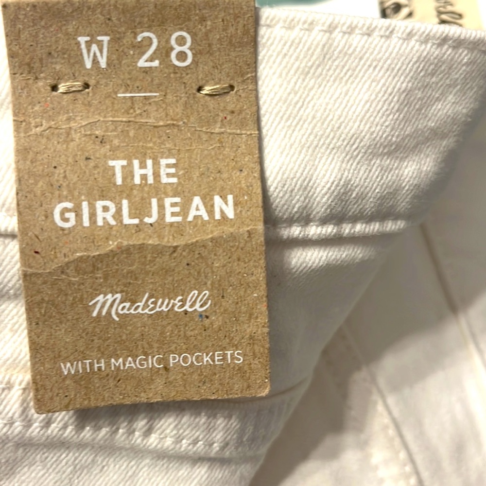 NEW MADEWELL - The Girljean in Tile White (formerly the Roadtripper Boyjean) - Picture 8 of 9